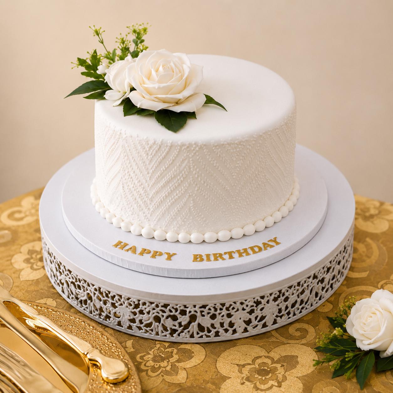 Birthday cake close-up